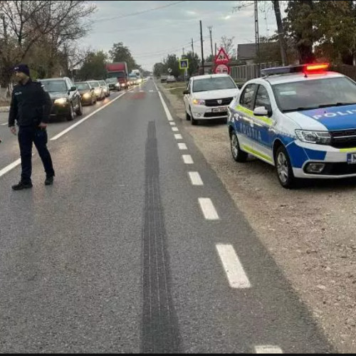 Blocaj de trafic pe DN 6 la intrarea în Orșova