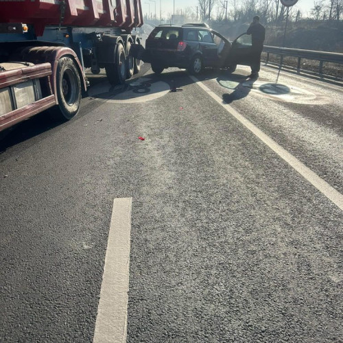 Accident rutier grav pe centura municipiului Târgu Jiu