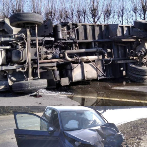 Accident grav în comuna Mihai Viteazu, județul Cluj