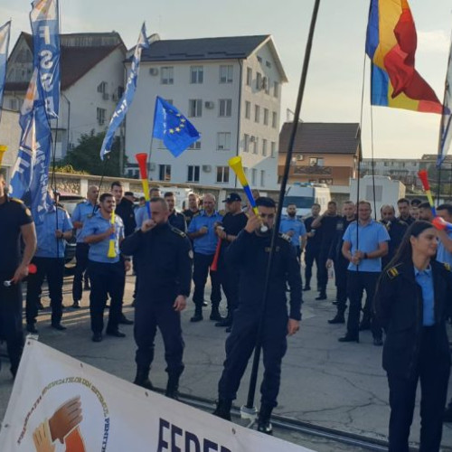 Proteste ale Federatiei Sindicatelor din Sistemul Penitenciar continua