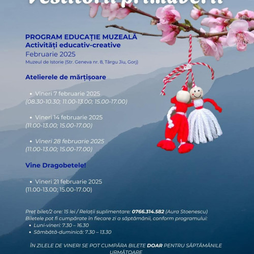Atelierele &quot;Vestitorii primăverii&quot; la Muzeul Județean Gorj