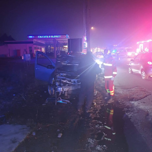 Accident rutier pe DN 66, zona Livezeni, Petrosani