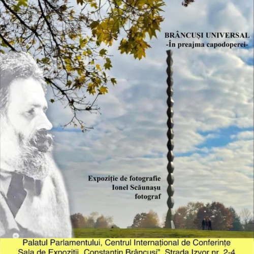 Ionel Scaunasu celebrează opera lui Constantin Brâncuși printr-o expoziție la Palatul Parlamentului