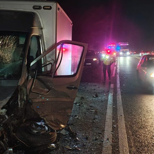 Accident rutier pe DN 7 între Brezoi și Călimănești