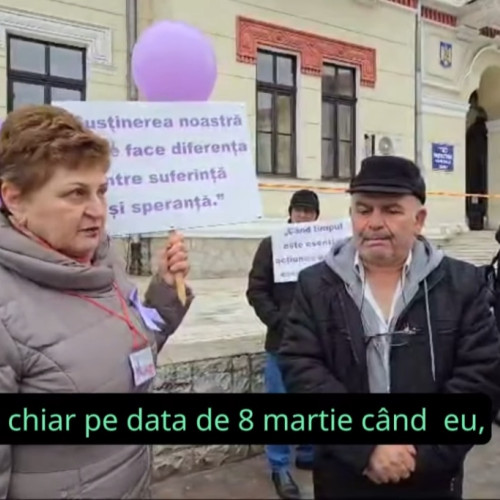 Asociația Bolnavilor de Cancer Gorj a organizat un miting pentru Ziua Mondială a Luptei împotriva Cancerului