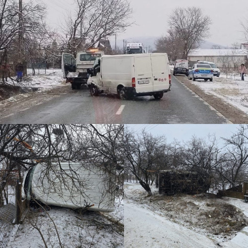 Accident rutier pe DN 67, în Bengesti-Ciocadia