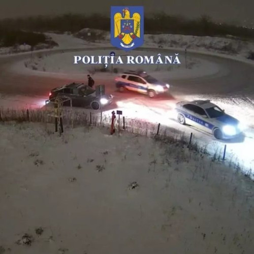 Poliția sancționează 35 de șoferi pentru drifturi intenționate