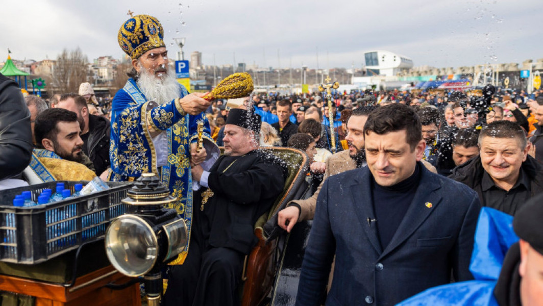 Participarea lui George Simion la slujba de Bobotează la Constanța