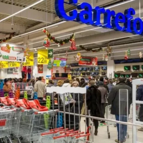 Conflict într-un hypermarket din Târgu Jiu