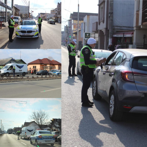 Acțiune Blitz a Poliției pentru Combaterea Opririlor neregulamentare la Târgu Jiu