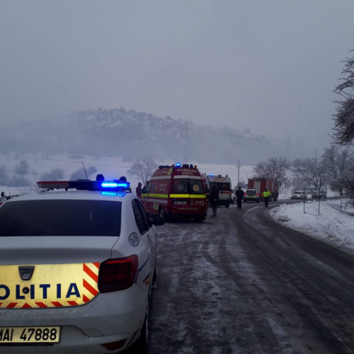 Accident rutier în Halanga, fără victime