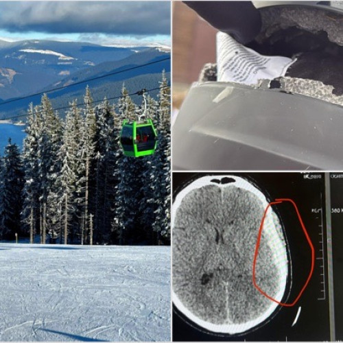 Incident grav pe pârtia de la Transalpina Ski Resort