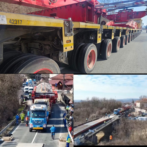 Tehnologia flyover, utilizată cu succes în transporturile agabaritice în România