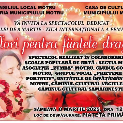 Spectacol dedicat Zilei Internaționale a Femeii la Motru