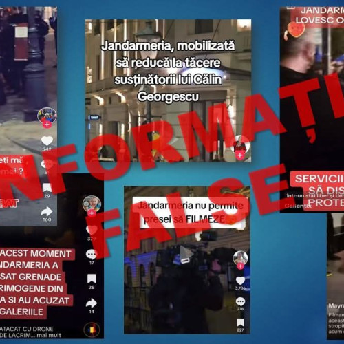 Campanie de dezinformare pe rețelele sociale despre protestul din centrul Capitalei