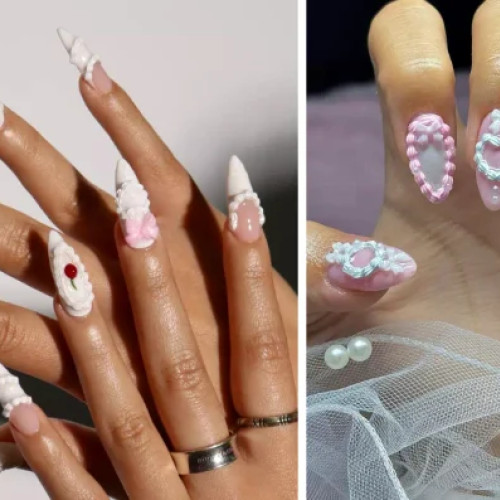 Un nou trend în manichiură: "cake nails" devin populare