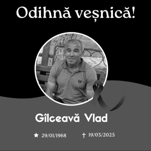 Decesul lui Vlad Gilceava, fost angajat al Primăriei Turceni, regretat de comunitate