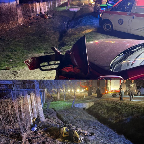 Accident rutier grav în satul Pieptani