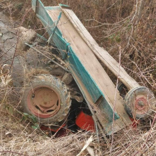 Bărbat decedat în urma unui accident cu un tractor în Hunedoara