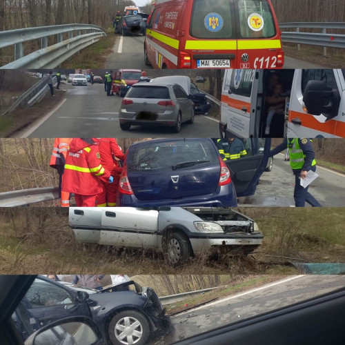 Accident rutier grav în comuna Peștișani, județul Gorj