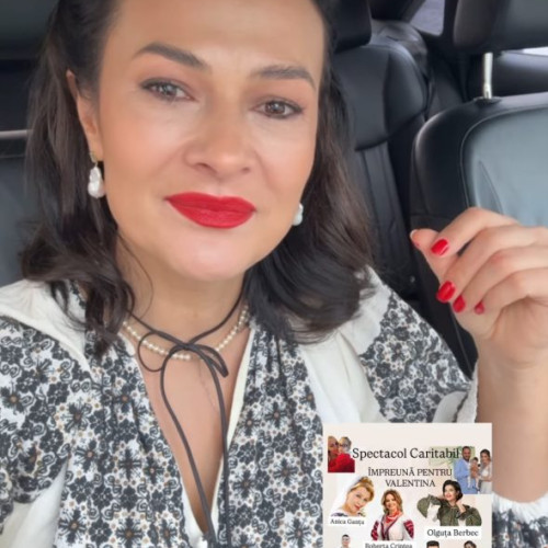 Spectacol caritabil la Tismana pentru Valentina Constantin