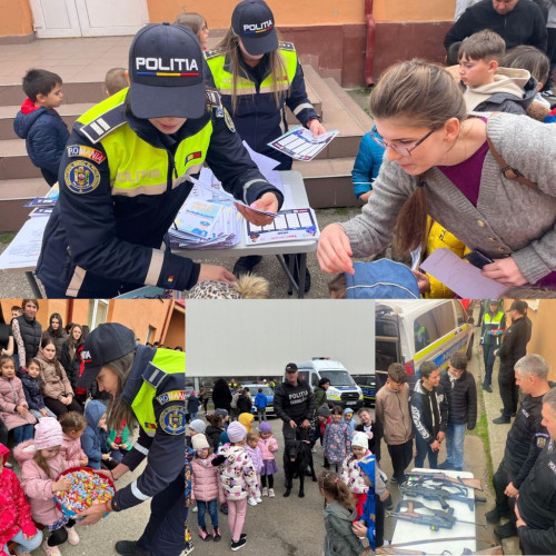 Activități de ziua poliției române la școlile din Gorj