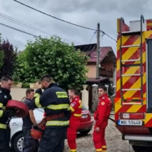 Incendiu la o casa din Runcu, judetul Gorj