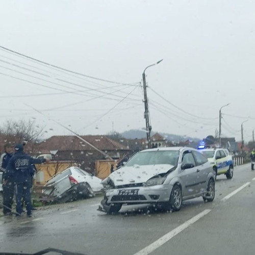 Accident rutier în localitatea Bălești din cauza neatenției