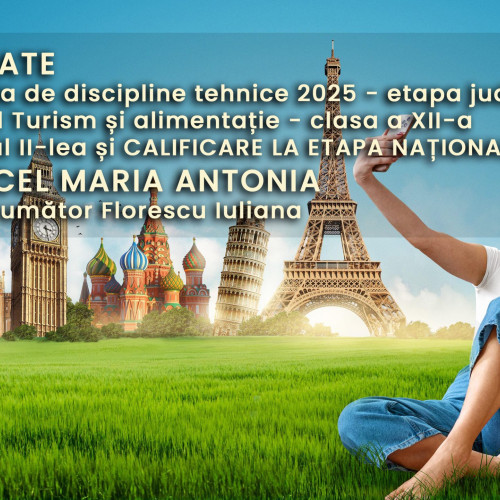 Talmacel Maria Antonia, despre care se notează că este o elevă a Colegiului Tehnic &quot;Ion Mincu&quot; din Târgu Jiu, a obținut calificarea la etapa națională a Olimpiadei de discipline tehnologice.