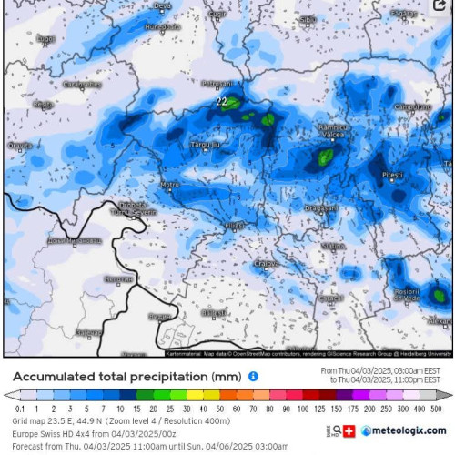 Întoarcerea precipitațiilor în județul Gorj