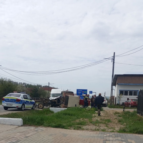 Accident rutier la Cirbesti, comuna Dragutesti