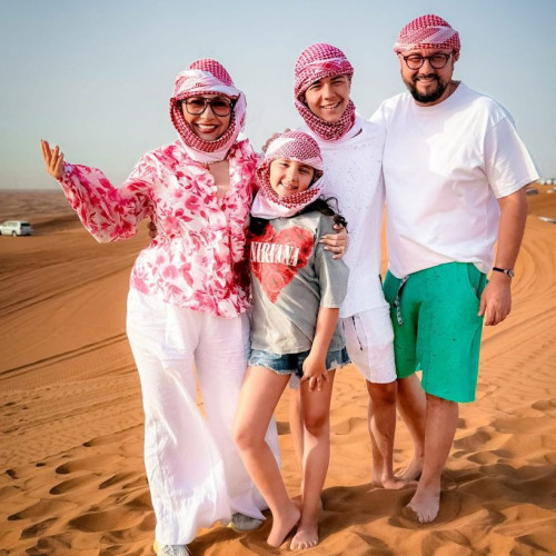 Andra petrece vacanța de Paști în Dubai