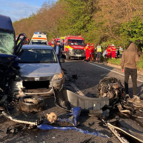Accident grav pe Drumul Național 14, între Sura Mare și Slimnic