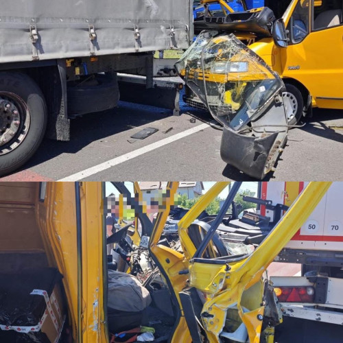 Accident rutier grav pe Drumul Național 64