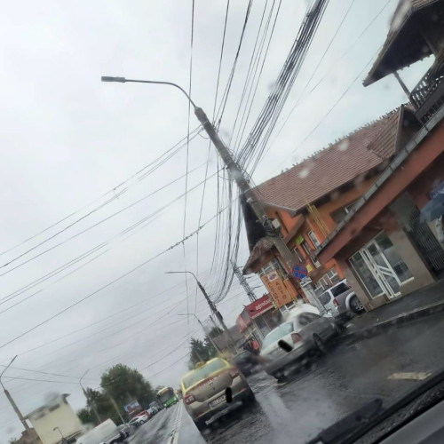 Accident rutier pe Bulevardul Ecaterina Teodoroiu din Târgu Jiu