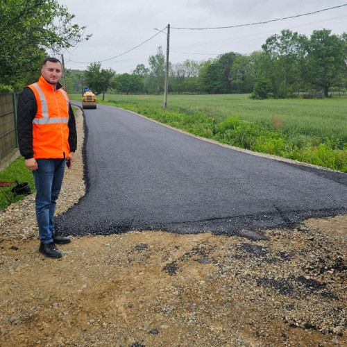 Progrese importante în modernizarea infrastructurii rutiere în comuna Danesti