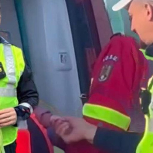 Gestul emoționant al unui polițist din Târgu Jiu
