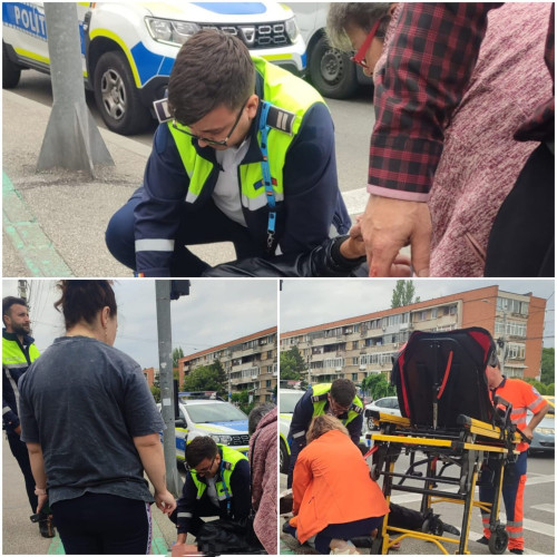 Polițiștii din Craiova salvează o viață