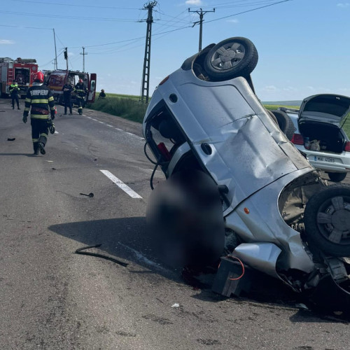 Accident fatal la Flămânzi: un mort și doi răniți
