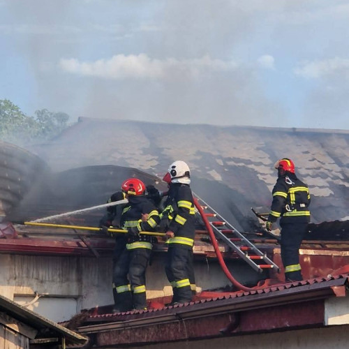 Incendiu la școala din Mirceștii Noi, fără victime