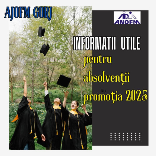 Absolvenții din Gorj, informați despre înregistrarea la AJOFM