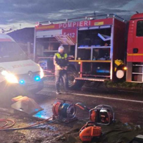 Accident rutier grav în comuna Gădinți, Neamț