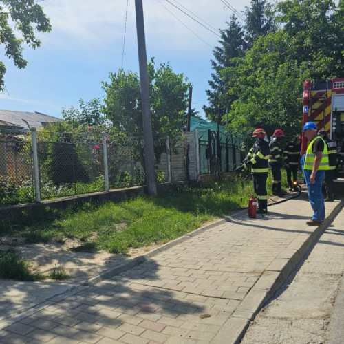 Incendiu evitat după o pană de gaz în Iași