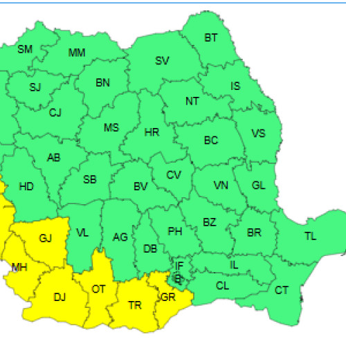 Judetul Gorj, sub avertizare de caniculă și disconfort termic