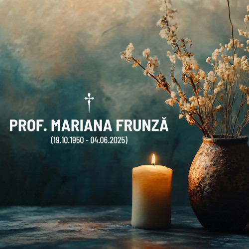 Profesorii și elevii din Târgu Jiu, îndoliați de pierderea doamnei Mariana Frunza