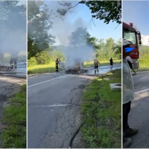 Accident grav pe DN 65C în localitatea Maldărești