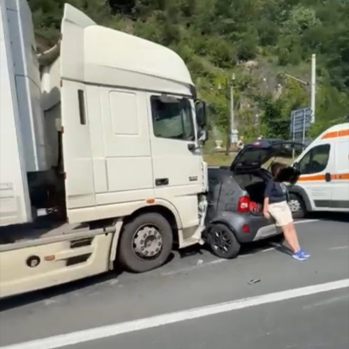 accident pe DN 6 în apropiere de baile Herculane