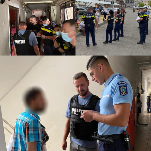 Desfășurare de forțe a polițiștilor, la Rovinari, pentru apărarea drepturilor copiilor! FOTO