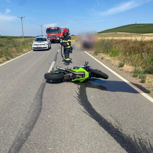 accident pe dn 67 în bumbesti-pitic după un viraj greșit