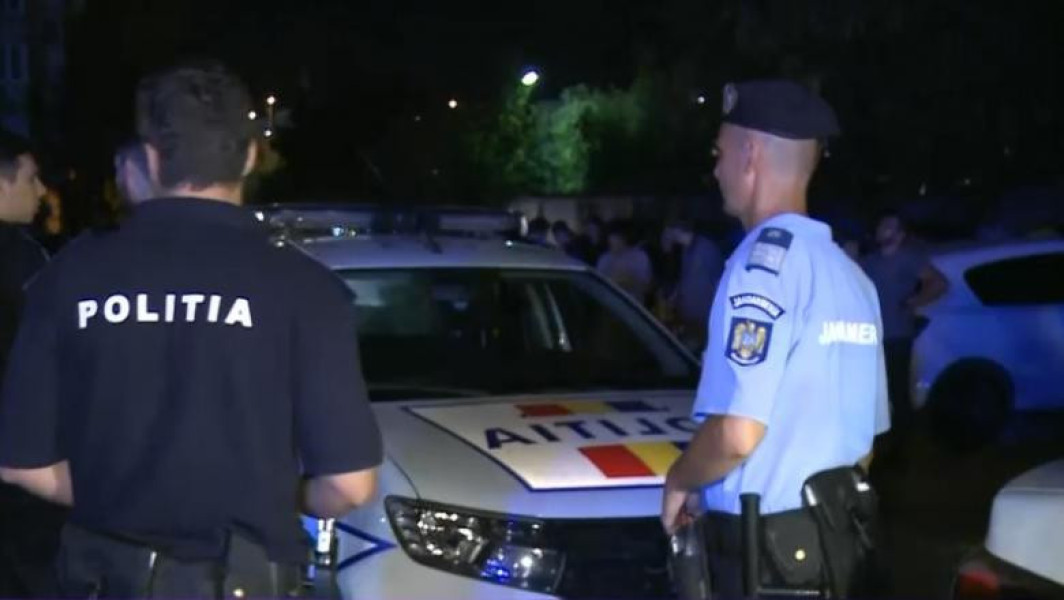 Conflict în fața unui magazin din Bâlteni se transformă într-un scandal cu intervenția poliției